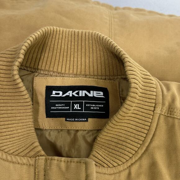 dakine work brown tan full zip sleeveless vest Size XL - Picture 7 of 10